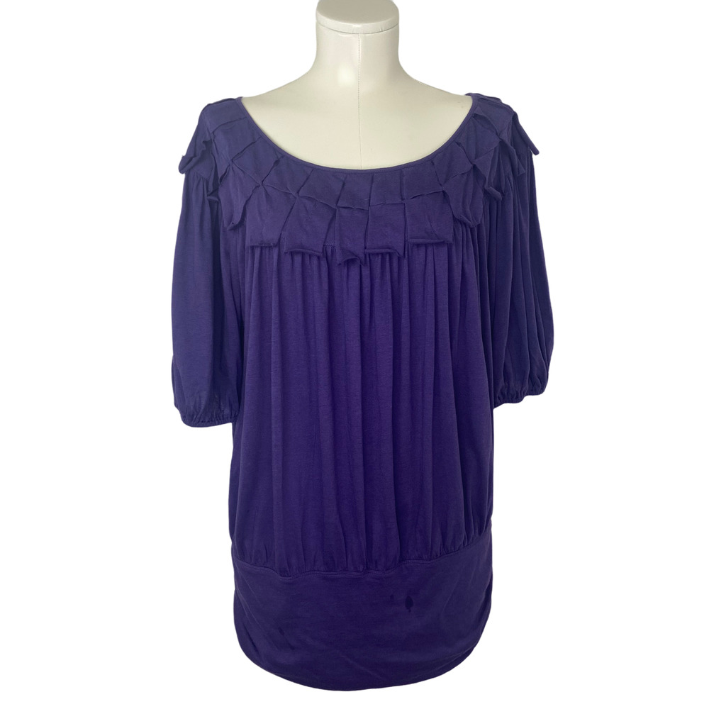Chelsea & Violet Dark Purple Blouse | Size L